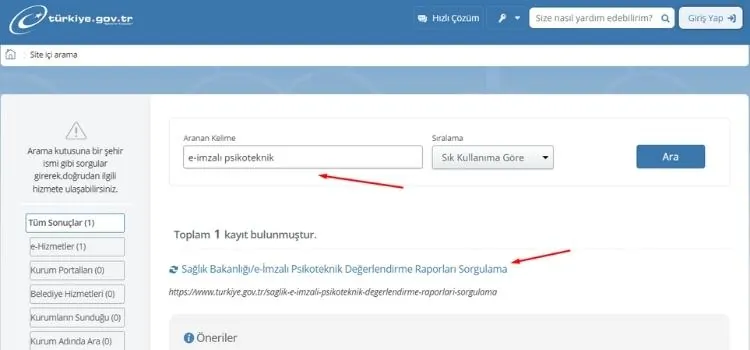 E-İmzalı Psikoteknik Raporu Nedir