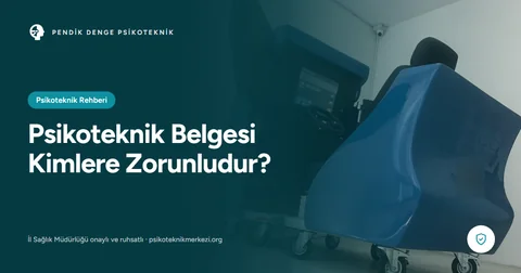 Psikoteknik Belgesi Kimlere Zorunludur?