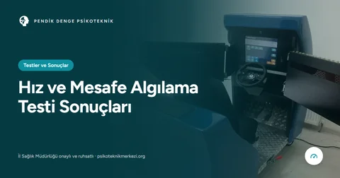Hız ve Mesafe Algılama Testi Sonuçları