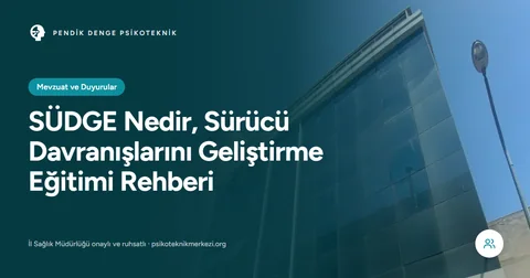 SÜDGE Nedir, Sürücü Davranışlarını Geliştirme Eğitimi Rehberi